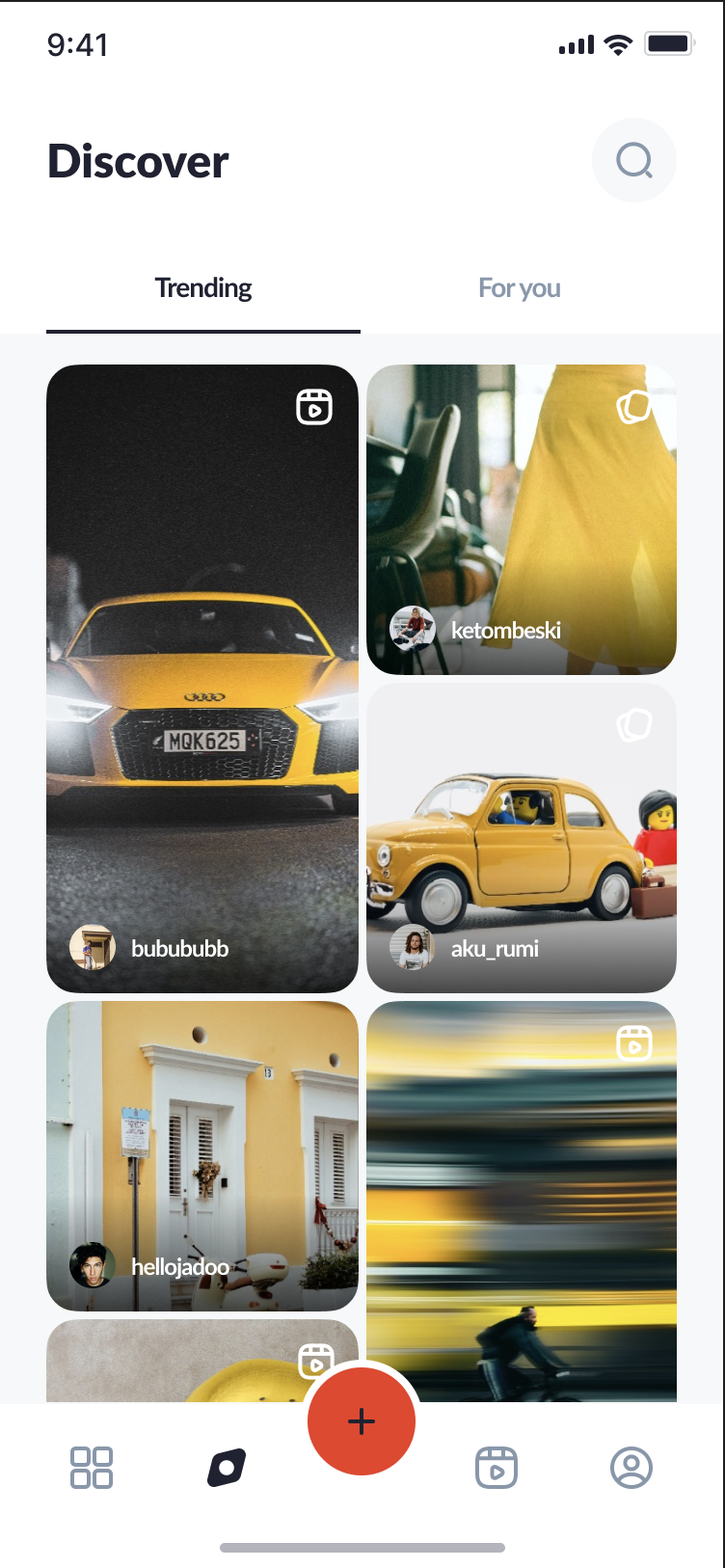 Pipel discover feed